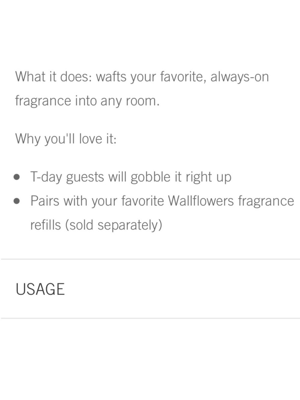 Bath & Body Works Shiny Gold Turkey Wallflowers Plug-In Accent - Picture 5 of 7